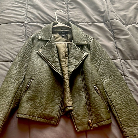 Forever 21 Large Leather Jacket - Picture 1 of 1